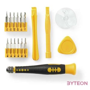 Nedis CSTS10017 Szerszámkészlet 17 az 1-ben - Számítógépek Okostelefonok és Táblagépek Javításához