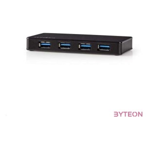 Nedis UHUBU3420BK USB 3.0 HUB (4 port) Fekete