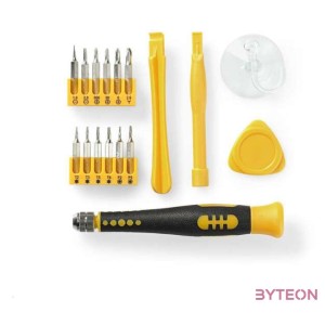 Nedis CSTS10017 Szerszámkészlet 17 az 1-ben - Számítógépek Okostelefonok és Táblagépek Javításához