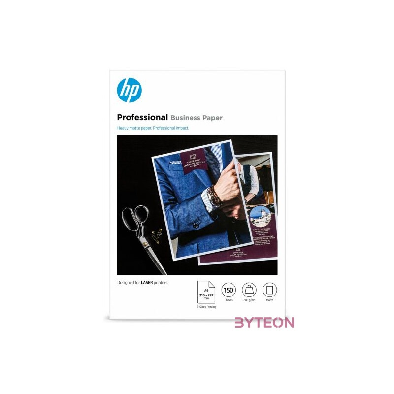 HP Professional Matte A4 fotópapír (150 db,csomag)