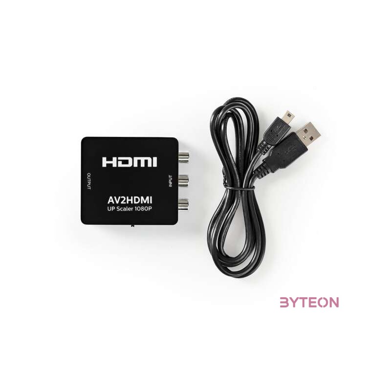 Nedis 3xRCA (RWY) anya - HDMI anya Kompozit Video-HDMI Konverter