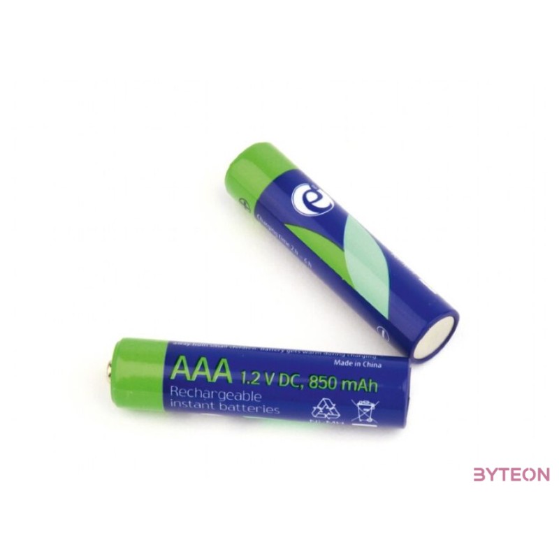 Gembird EG-BA-AAA8R-01 850mAh AAA Újratölthető ceruzaelem (2db,csomag)