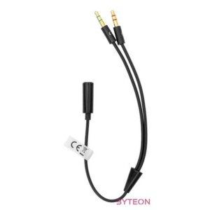 Sbox Jack 3.5mm jack anya - 2x3.5mm jack apa elosztó