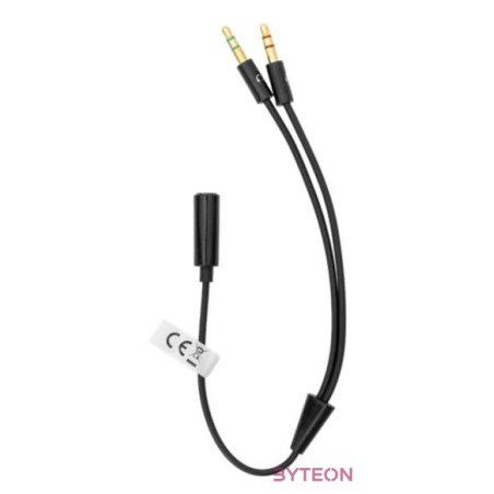 Sbox Jack 3.5mm jack anya - 2x3.5mm jack apa elosztó