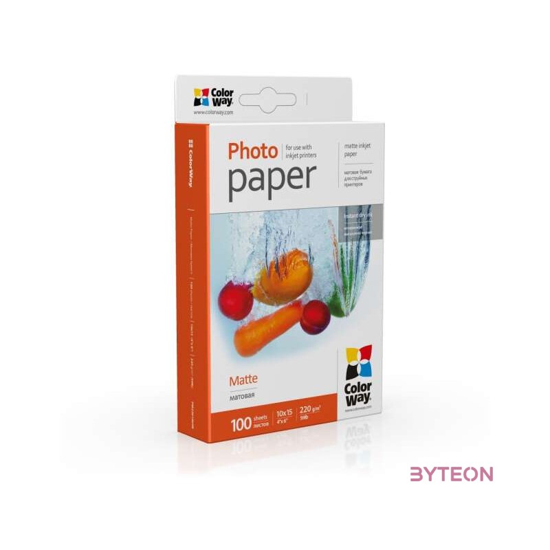 Colorway PM2201004R 10x15 fotópapír (100 db,csomag)