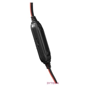 White Shark GH-2040 SERVAL Gaming Headset Fekete,Piros