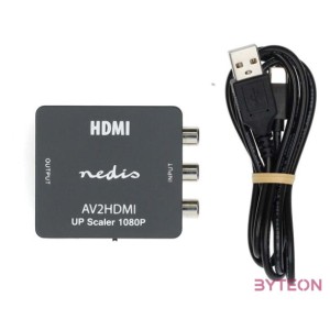 Nedis 3xRCA (RWY) anya - HDMI anya Kompozit Video-HDMI Konverter