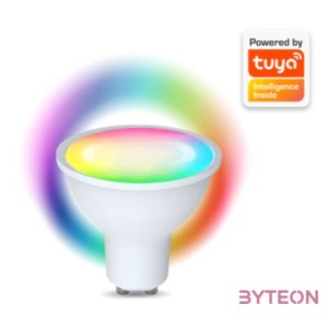 Denver LED okos izzó 5W 300lm 2700K GU10 - RGB