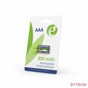 Gembird EG-BA-AAA8R-01 850mAh AAA Újratölthető ceruzaelem (2db,csomag)