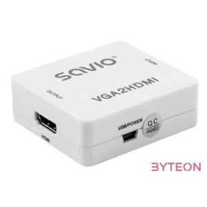 Savio CL-110 VGA  Audio - HDMI adapter