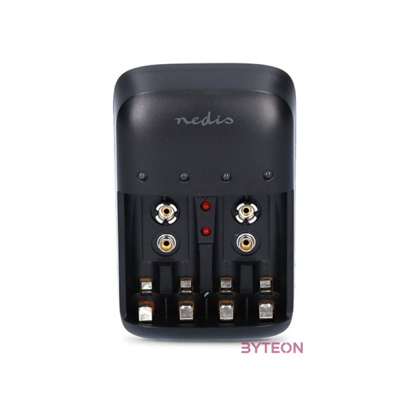 Nedis BACH07 4x AA,AAA,E-Blokk NiMH Akkumulátor Töltő