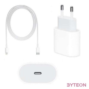 BlackBird BH1146 Hálózati USB-C töltő 18W  USB-C - Lightning kábel - Fehér