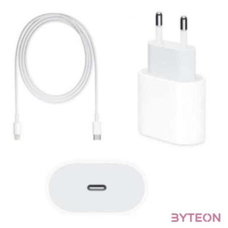 BlackBird BH1146 Hálózati USB-C töltő 18W  USB-C - Lightning kábel - Fehér