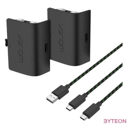 Venom VS2882 Xbox Series X,S 2db Fekete Akkumulátor  3m Töltőkábel