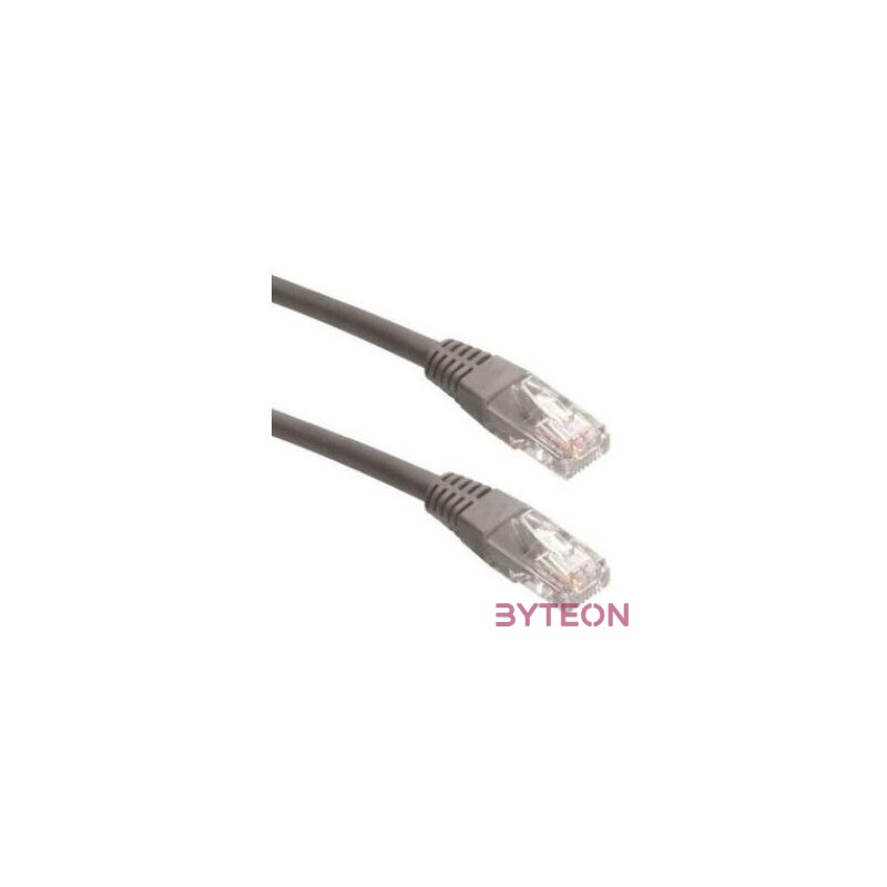 BlackBird UTP CAT6 Patch kábel 1m Szürke