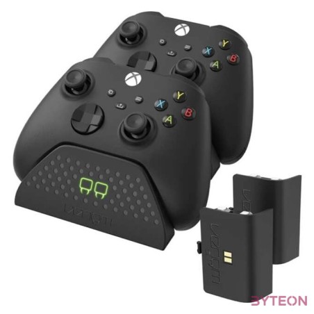 Venom VS2881 Xbox Series X,S Fekete Dupla Töltőállomás  2 db Akkumulátor