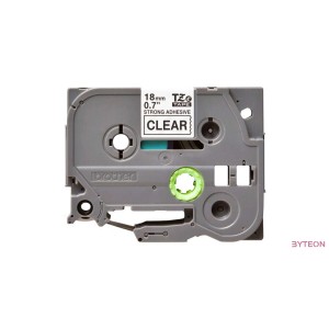 Brother TZE-S141 (18mm, 8m) laminált szalag - Átlátszó