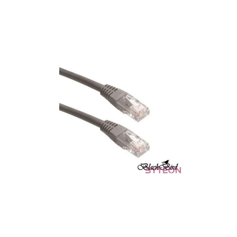 BlackBird UTP CAT6 Patch kábel 10m Szürke