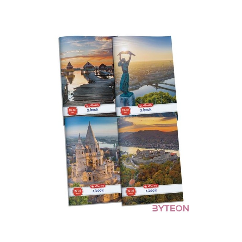 Herlitz City 32 lapos A5 sima füzet többféle