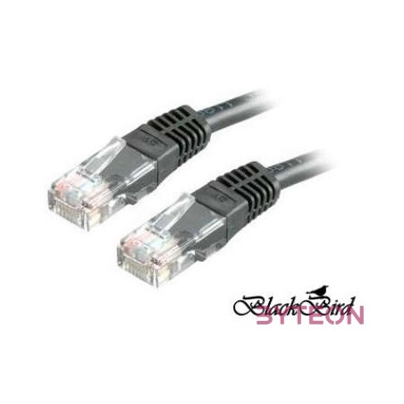 BlackBird UTP CAT5e Patch kábel 2m Fekete