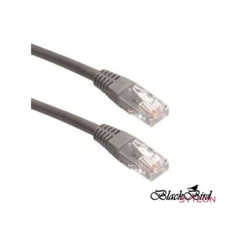 BlackBird UTP CAT6 Patch kábel 5m Szürke