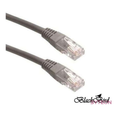 BlackBird UTP CAT6 Patch kábel 5m Szürke