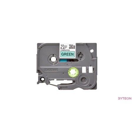 Brother TZE-731 (12mm, 8m) laminált szalag - Zöld