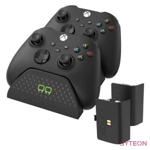 Venom VS2881 Xbox Series X,S Fekete Dupla Töltőállomás  2 db Akkumulátor