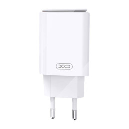 XO L90B Wall Charger, USB-C, PD 20W + QC 3.0 18W (White)