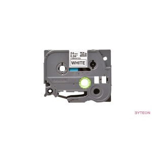 Brother TZE-S251 (24mm, 8m) laminált szalag - Fehér