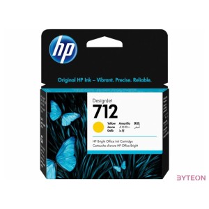 HP 712 Eredeti Tintapatron Sárga
