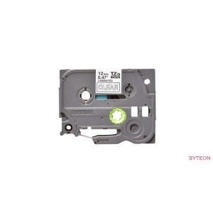 Brother TZE-135 (12mm, 8m) laminált szalag - Átlátszó