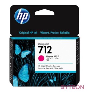 HP 712 Eredeti Tintapatron Magenta