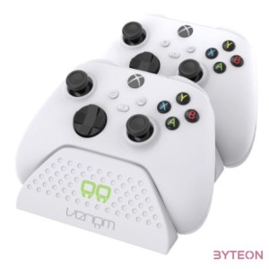 Venom VS2880 Xbox Series X,S Fehér Töltőállomás  2 db Akkumulátor
