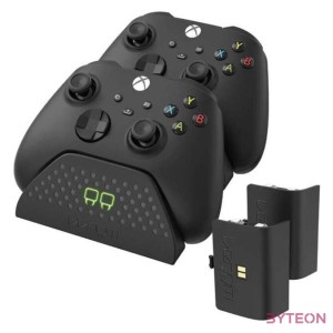Venom VS2881 Xbox Series X,S Fekete Dupla Töltőállomás  2 db Akkumulátor