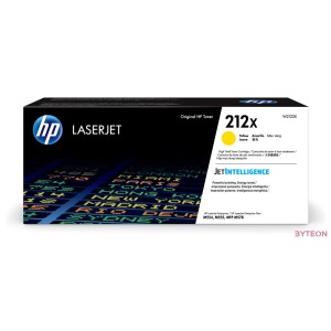 HP 212X Eredti Toner Sárga