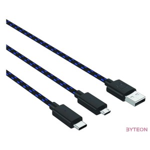 Venom VS5002 PS5 Dual Play & Charge USB Type-C Töltőkábel - 3m