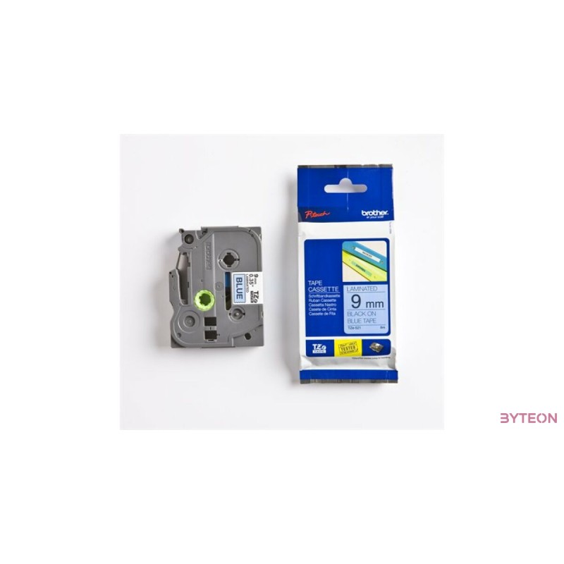 Brother TZE-521 (9mm, 8m) laminált szalag - Kék