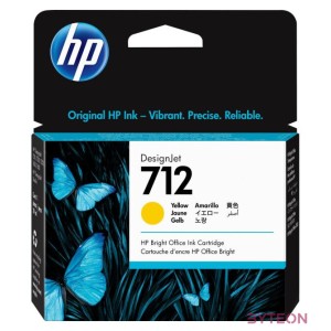 HP 712 Eredeti Tintapatron Sárga