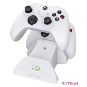 Venom VS2880 Xbox Series X,S Fehér Töltőállomás  2 db Akkumulátor