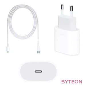 BlackBird BH1146 Hálózati USB-C töltő 18W  USB-C - Lightning kábel - Fehér