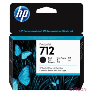 HP 712 Eredeti Tintapatron Fekete