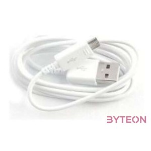 BlackBird USB apa - MicroUSB apa gyári Adat- és töltőkábel 1m - Fehér