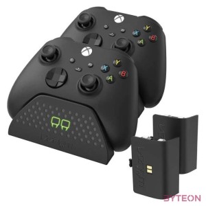 Venom VS2881 Xbox Series X,S Fekete Dupla Töltőállomás  2 db Akkumulátor