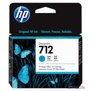 HP 712 Eredeti Tintapatron Cián