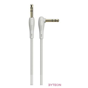 HOCO UPA14 Aux Audio kábel 1m - Szürke (3.5mm jack apa - 3.5mm jack apa)