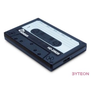 Inter-Tech Argus HD-25620 2.5 USB 3.0 Külső HDD ház - Fekete,Fehér