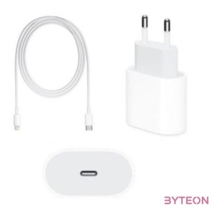 BlackBird BH1146 Hálózati USB-C töltő 18W  USB-C - Lightning kábel - Fehér