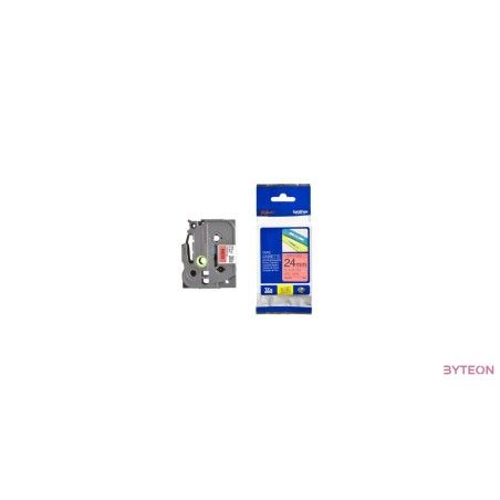 Brother TZE-451 (24mm, 8m) laminált szalag - Piros