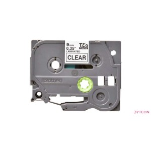 Brother TZE-121 (9mm, 8m) laminált szalag - Átlátszó